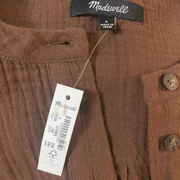 Brand New Madewell Lightspun Tapered-leg jumpsuit - Picture 6 of 6